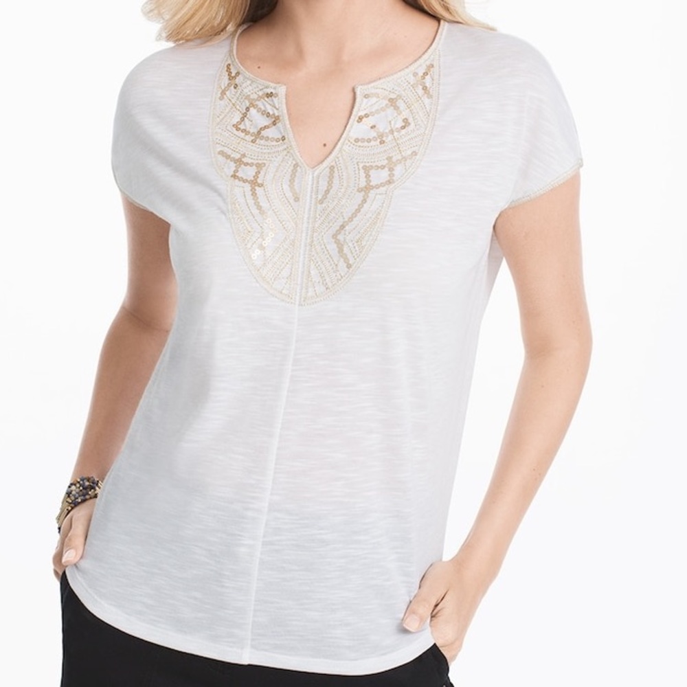 Embroidered Tee